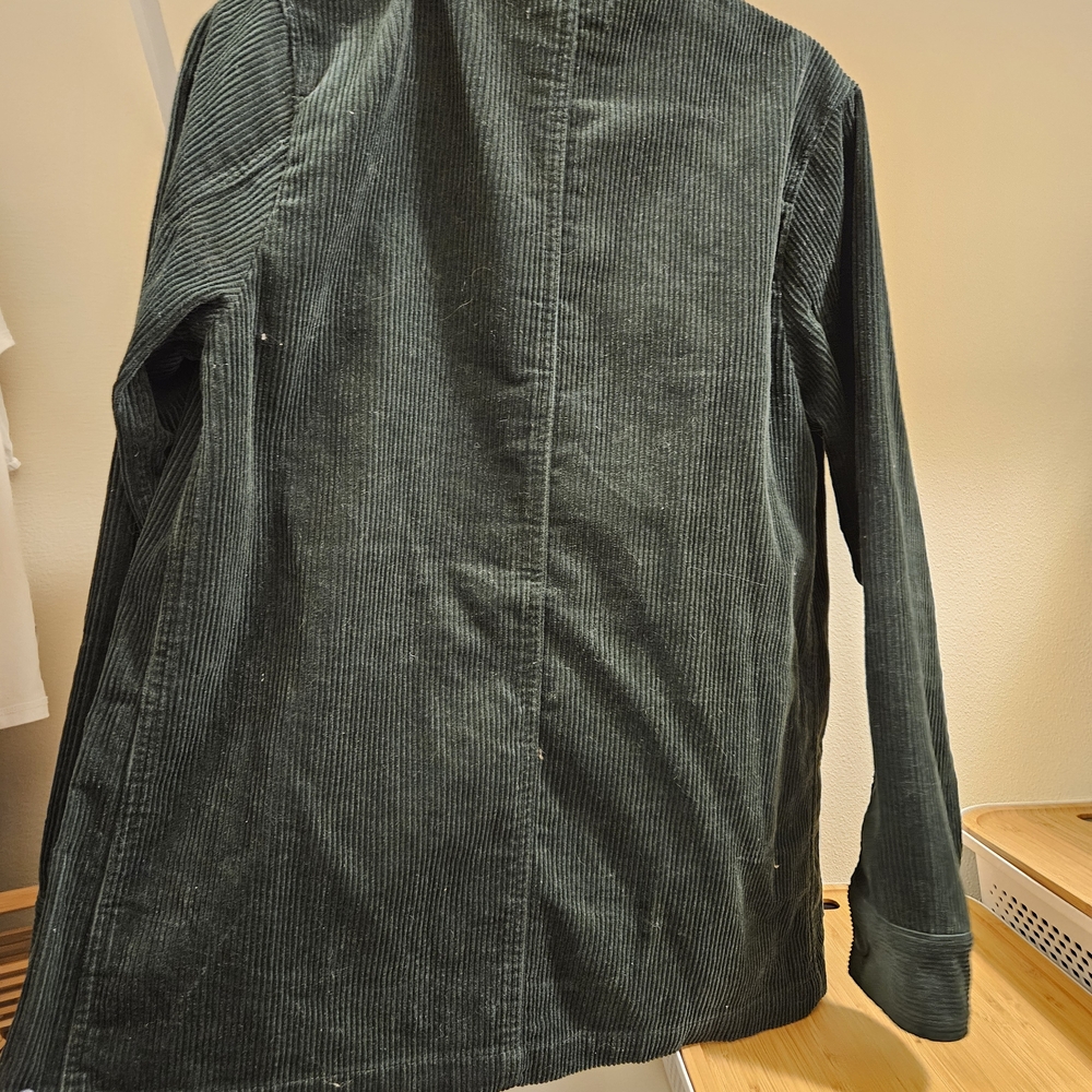 Tradlands Forest Green Corduroy Utility Jacket - Picture 6 of 8